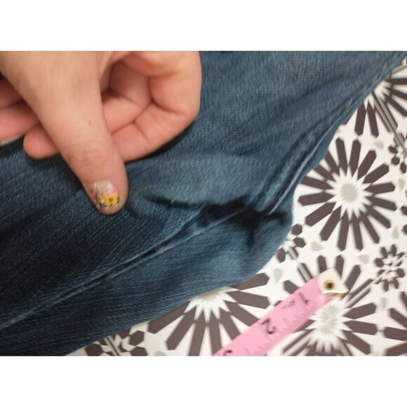 7 for all Mankind A Pocket low rise bootcut medium dark wash jeans, wome… - Picture 13 of 13